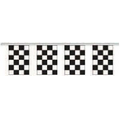 100' String Rectangle Checkered Racing Pennants (48 Pennants)